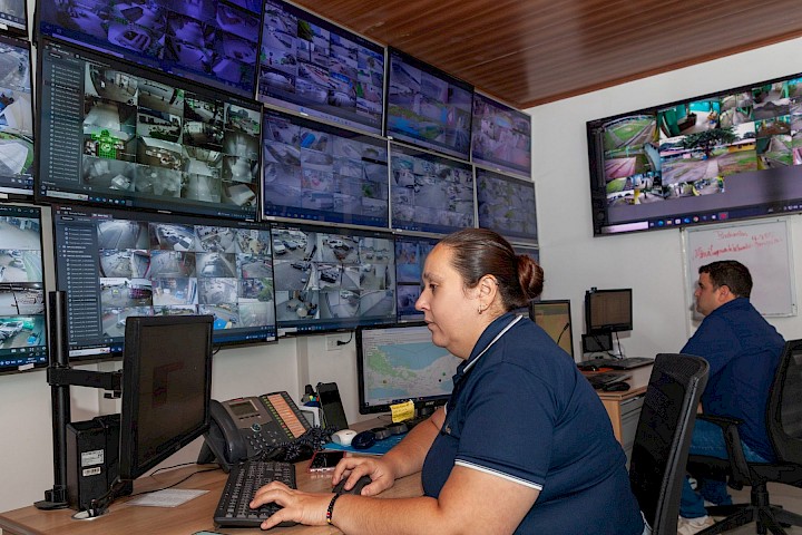 Central de monitoreo CCTV de ASUSA